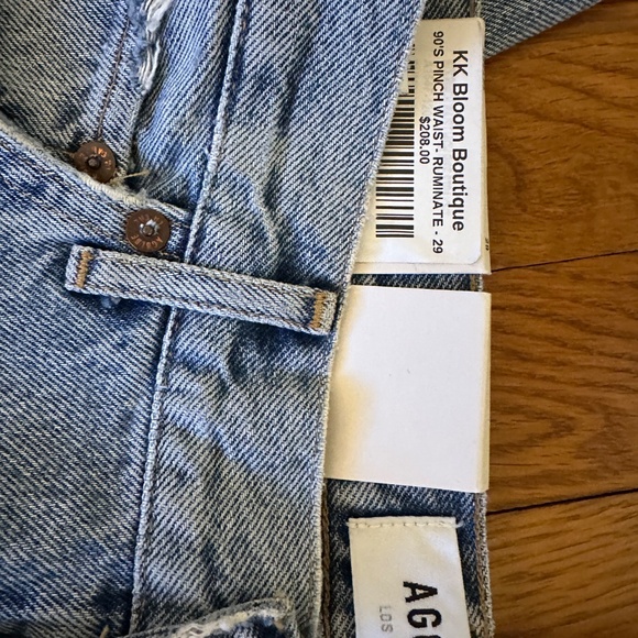 AGolde 90’s Pinch Waist Jeans Size 29 NWT - Picture 10 of 11